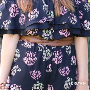 CINCH OBI BELT (Brown)